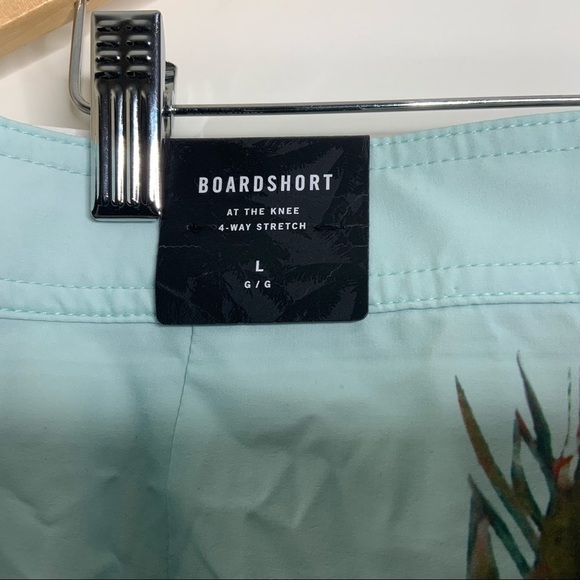 AMERICAN Eagle Boardshort / At The Knee. Size Large. Blue-Green. (NWT) - Picture 4 of 8